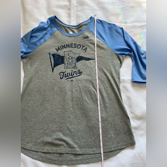 Minnesota Twins Women’s Nike 3/4 Sleeve Shirt Size Large - Picture 4 of 6